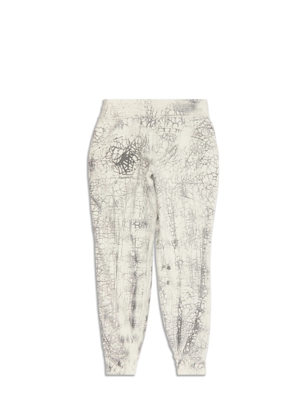 Lululemon Athletica Warm Down Jogger Thread Dye White Black 7/8 Length sz 14 - Picture 5 of 6